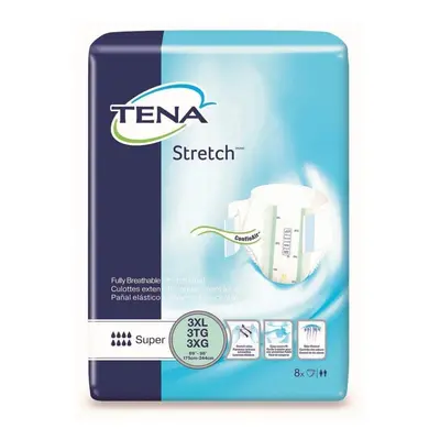 TENA ProSkin Stretch Super Bariatric Incontinence Brief Heavy Absorbency Unisex 3X-Large (32 Tot