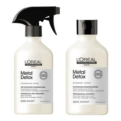 L'Oreal Serie Expert Metal Detox - Shampoo 300ml - Spray 500ml