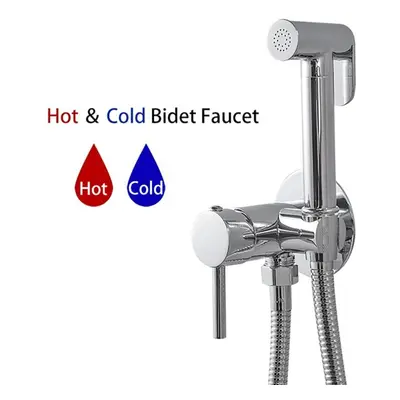 (silver) Ula Black Bidet Faucet Toilet Bidet Sprayer Brass Toilet Bidet Faucet Hygienic Shower H