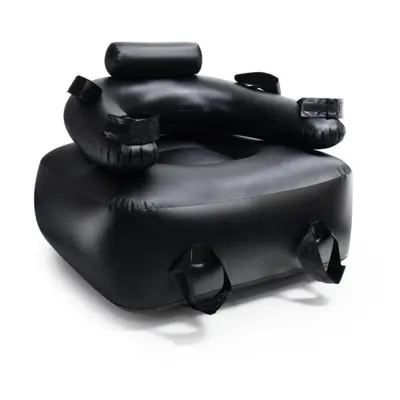 (80cm black) Inflatable Cushions Bondage Sofa With Handcuff Ankle Restraint Sex Furniture Love C