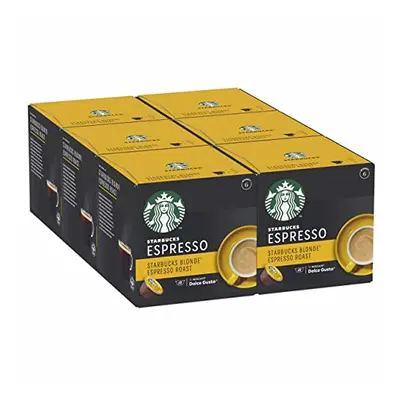 STARBUCKS Blonde Espresso Roast by Nescaf? Dolce Gusto, Blonde Roast, Coffee Pods x (72 Capsules