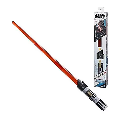 Lightsaber Forge Darth Vader Electronic Extendable Red Lightsaber Toy Customizable Roleplay Toy 