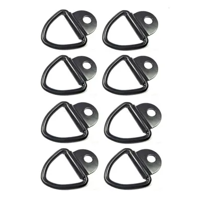 (8PCS) 4pcs V Rings Hook Tie Down Ring Load Anchor Trailer Forged Lashing Ring Of Anchor