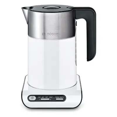 (Black) Bosch Styline TWK8633GB Variable Temperature Cordless Kettle 1.5 Litres