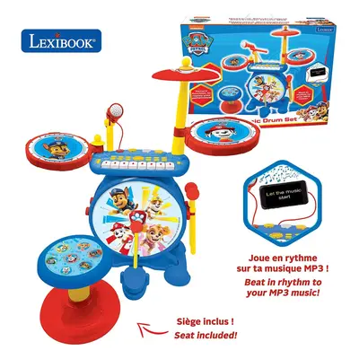 LEXIBOOK K610PA Paw Patrol Chase Electronic Set for Children, Musical Toy Game, Realistic Drum S