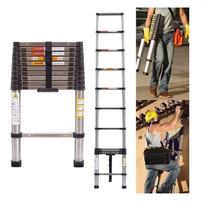 3.2M Telescopic Ladder Protable Step Ladder EN131 Certified