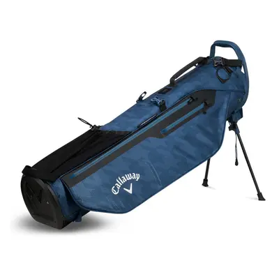 (One Size, Navy Houndstooth) Callaway Golf Unisex Par Waterproof Fabric Three Way Top Stand Bag