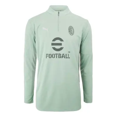 (S) AC Milan Training 1/4 Zip Top (Green Fog)