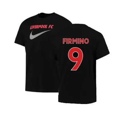 (M) Liverpool Swoosh Tee (Black) (FIRMINO 9)