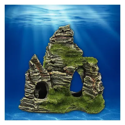 Mountain View Aquarium Rock Cave Stone Tree Bridge Fish Tank Ornament Decorations