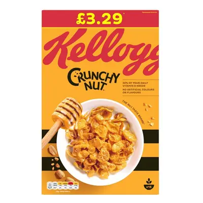 Kellogg's Crunchy Nut Cereal 500g (Pack of 8)