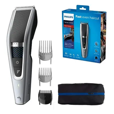 Philips Hair Clippers, Series Trim-n-Flow PRO Technology Hair Clipper, Fully Washable with Self-