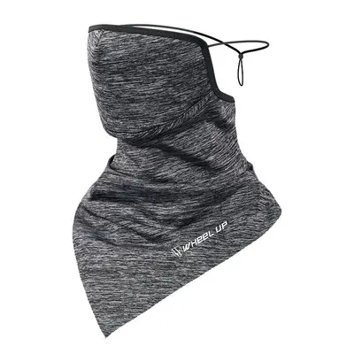 (Grey) Face Scarf Universal Winter Warm Breathable Triangle Face Mask Windproof Bandana Outdoor 