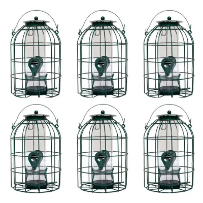 Pack of Wild Bird Seed Feeder Cage with Squirrel Guard