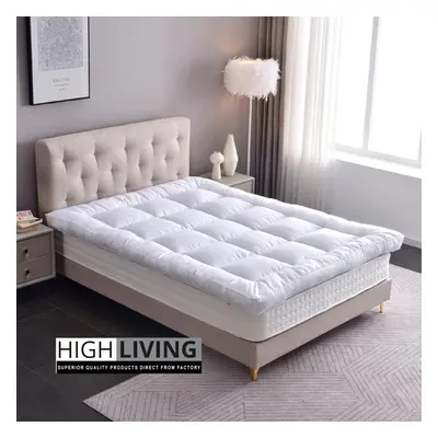 (Super King) HighLiving Luxury Bed Mattress Topper Deep Sleep