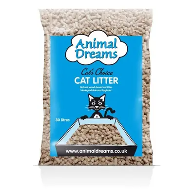 Animal Dreams Cat's Choice Natural Wood Cat Litter - 30ltr