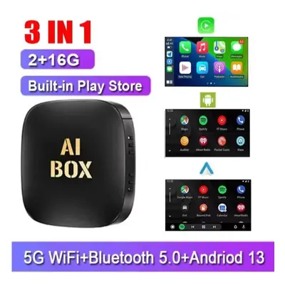 (2+16G) 3in1 Android Ai Box Wired To Wireless Carplay Android Auto Adapter Wifi For Youtube Nexf