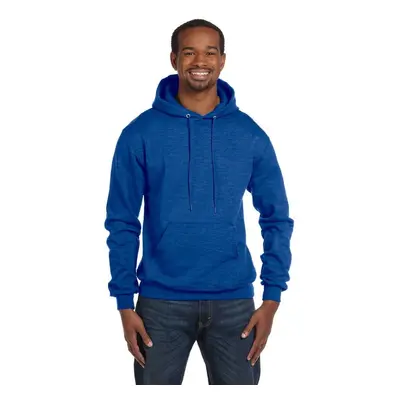 Champion Men's Double Dry Eco Hooded Pullover Fleece Royal Blue Heather 2-XL