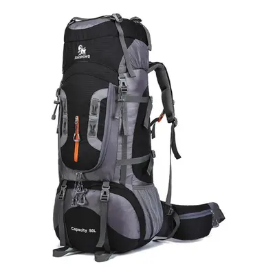 (black) 75l High-capacity Mountaineering Bag Camping Camping Hiking Multi Hanging Backpack Water