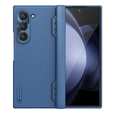 (No Magnetic Blue, as the picture) For Samsung Galaxy Z Fold 5g Case Nillkin Super Frosted Shiel