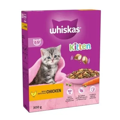 2-12 Month Kitten Complete Dry Food With Delicious Chicken 300g (Pack of 6)