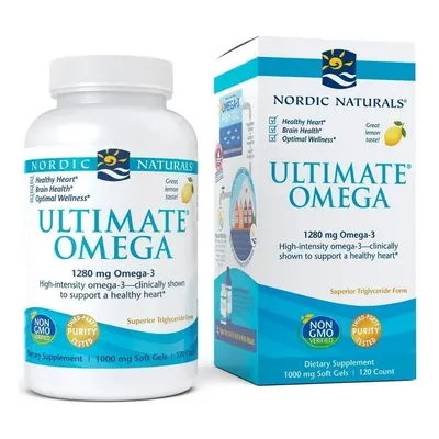 Nordic Naturals Ultimate Omega, 1280mg, Lemon, softgels