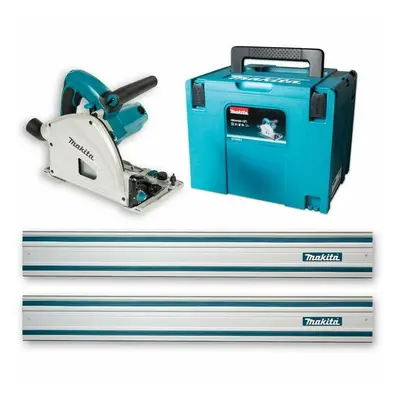 Makita SP6000J1 Plunge Saw & x 1.5m Rails and Connector (240v)