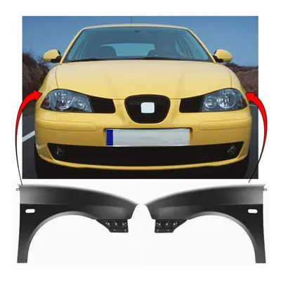 Seat Ibiza Front Wing Primed Pair Left & Right