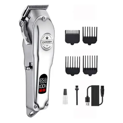 Professional Dog Hair Clipper All Metal Rechargeable Pet Trimmer Cat Shaver Cutting Machine Pupp