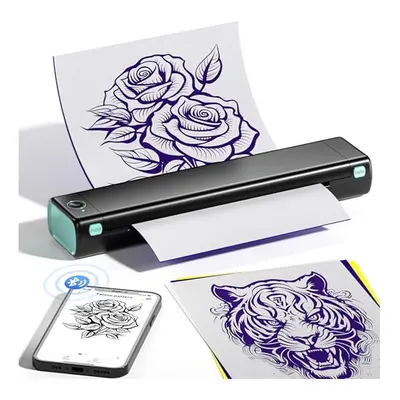 ItriAce M08F Tattoo Stencil Printer, Wireless Bluetooth Tattoo Thermal Printer, with Sheets Tatt