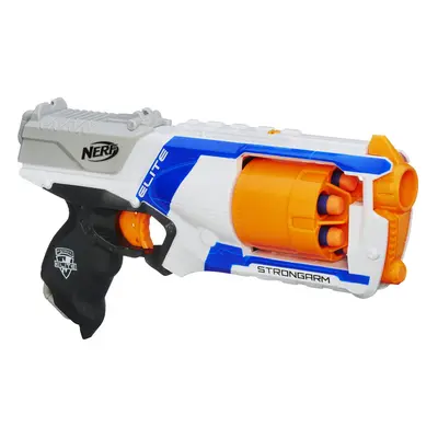 Strongarm Nerf N-Strike Elite Toy Blaster with Rotating Barrel, Slam Fire, and Official Nerf Eli