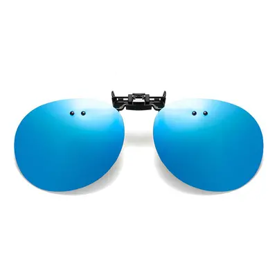 (Ice Blue) Unisex Sunglasses Clip on Polarized UV400 Driving Fishing Camping Travel