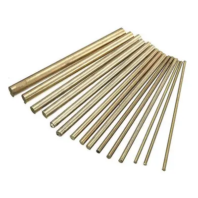 15pcs 2-8mm Diameter Cylinder Brass Rod Bars Length 100mm