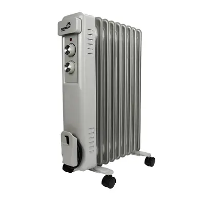 OIL Filled Radiator Heater Fin Electric 2000W FreeStanding Portable Radiator