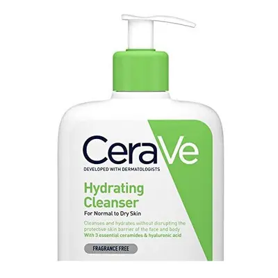 Hydrating Cleanser for Normal to Dry Skin 473ml with Hyaluronic Acid & Essential Ceramides