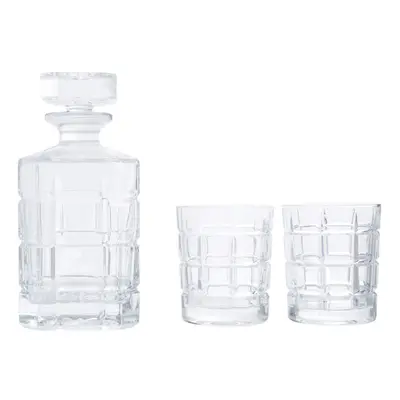 Premier Housewares Auclair Decanter with two Tumblers