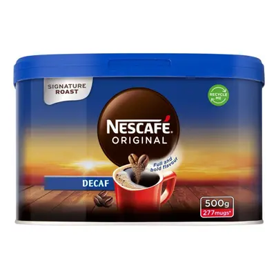 NESCAFE Original Decaf Instant Coffee 500g Tin ( pack of )