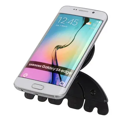 360 Dgree Car CD Slot PhonE-mount Stand Holder PU Material Seamless Adsorption