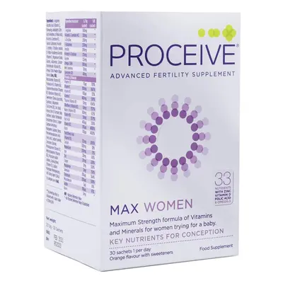 Proceive Advanced Fertility Supplement - MAX Women - Sachets