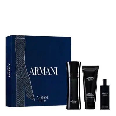 Armani Code Pcs Set For Men: 2.5 Eau De Toilette Spray + 0.5 Eau De Toilette Spray + 2.5 Shower 