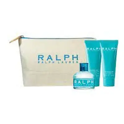 Ralph Pcs Set: 3.4 Eau De Toilette Spray + 3.4 Body Lotion + 3.4 Shower Gel + Cosmetic Bag