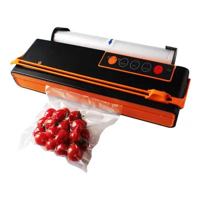 (orange,black) Vacuum Sealer Sealing Machine Packing Machine Packaging Food Saver Vacuum Bag Aut