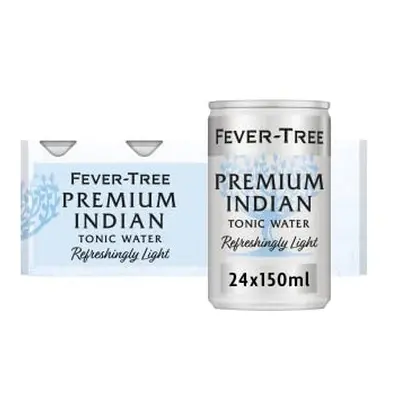 Fever-Tree Refreshingly Light Indian Tonic Water, 150ml, Count (Pack of 3) (Total cans)