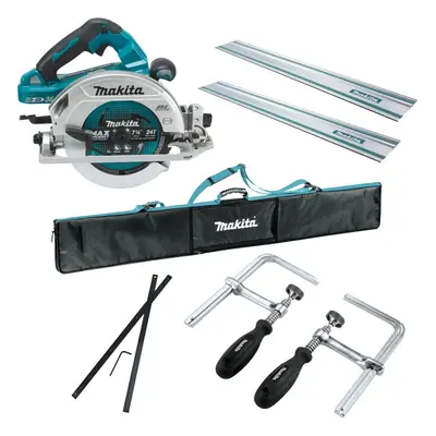 Makita DHS782Z Twin 18v / 36v 190mm Brushless Circular Saw + Rails +Bag + Clamp