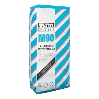 Ultracrete M90 All Purpose Fast Set Mortar Bedding Ironwork 25kg