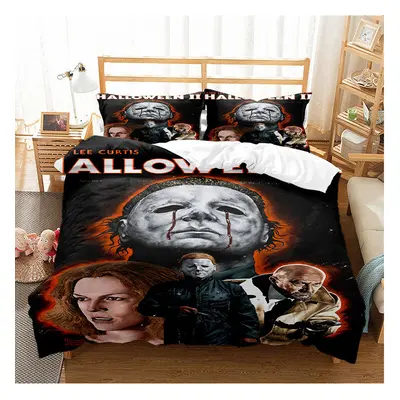 (Style 05, Double) Horror figure Single Double King Duvet Cover