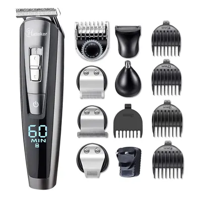 Hatteker Beard Trimmer Hair Clipper Hair Trimmer Clippers for Men Cordless Haircut Kit for Men K