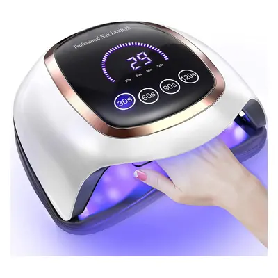 OPENED BOX - NEVER USED NAXBEY LED UV Nail Lamp,168W Gel Nail Lamp with 7.5 Inch Large