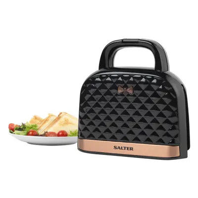 Sandwich Toaster Toastie Maker Machine Style Rose Gold/Black 750W