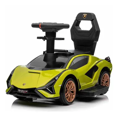 (Green) Lamborghini Sian Electric Ride On Car with Push Handle (Various Colours)